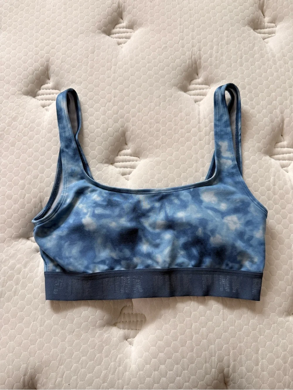 Victoria's Secret Blue Tie-Dye Sports Bralette - Picture 1 of 3